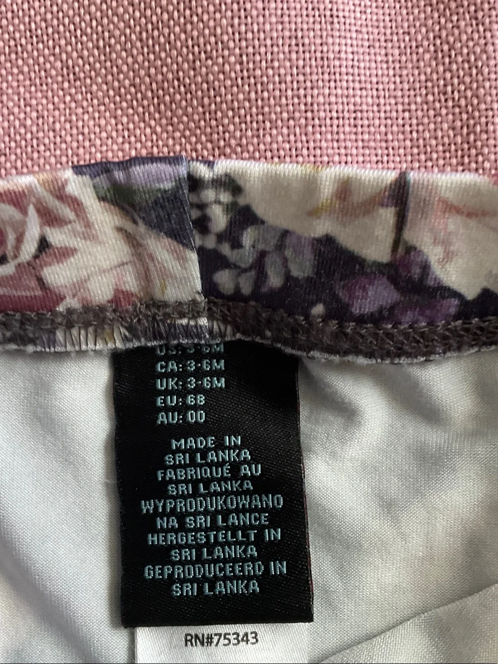 Carter's Floral Mint and Navy Mix Kids Pajama Bottoms